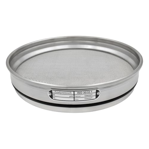 Linker® Edelstahl-Analysensieb Ø 200 x 25 mm, Maschenweite: 600 µm von Linker