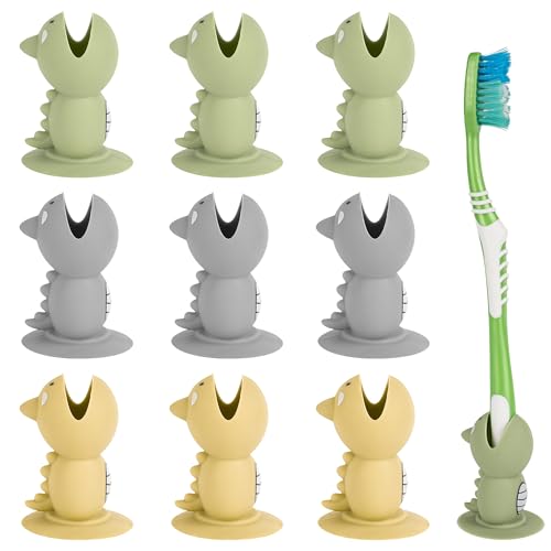 Linkidea 9 Stück niedliche stehende Zahnbürstenabdeckung mit Saugnapf, tragbarer Reisebürstenkopf-Ständer, kompatibel mit Oral-B CrossAction, Reach Essentials Linkidea 9 Stück niedliche stehende Zahnbürstenabdeckung mit Saugnapf, tragbarer Reisebürstenkopf-Ständer, kompatibel mit Oral-B CrossAction, Reach Essentials von Linkidea