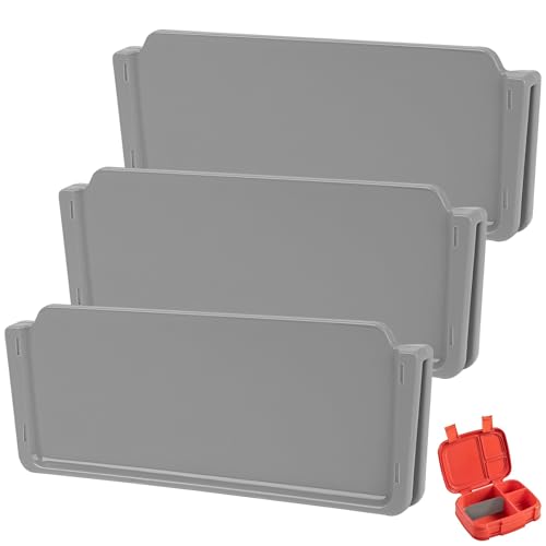 Linkidea Lunchbox-Einsatz-Trennwände, Lebensmittelqualität, Bento-Box-Zubehör für Lebensmittel-Trennung, 13 cm Lunchbox-Trennwände, kompatibel mit Bentgo Pop, Grau, 3 Stück Linkidea Lunchbox-Einsatz-Trennwände, Lebensmittelqualität, Bento-Box-Zubehör für Lebensmittel-Trennung, 13 cm Lunchbox-Trennwände, kompatibel mit Bentgo Pop, Grau, 3 Stück von Linkidea