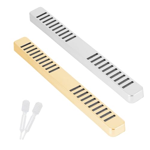 Linkidea Zigarren-Luftbefeuchter mit Pipette, Quader-Zigarren-Luftbefeuchter, Zigarren-Humidor-Luftbefeuchter-Zubehör, hält Zigarren Tabak frisch (Schwarz & Gold) von Linkidea