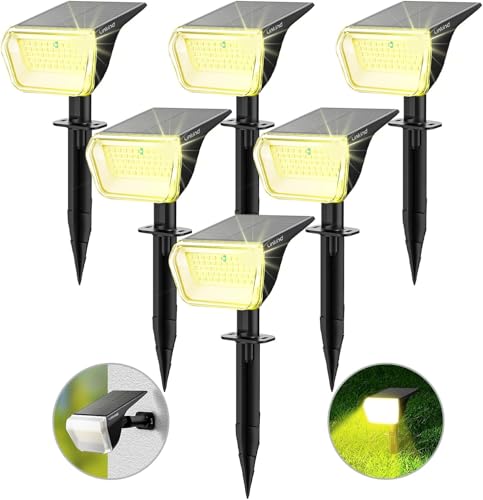 Linkind 60-Led Solarlampen für außen 800Lm, Ultra-lange Leuchtdauer, Warmweiß Solar Gartenbeleuchtung mit intelligentem Entladealgorithmus, IP67 Solar Spots für Einfahrt, Vorgarten, 6 Stück Linkind 60-Led Solarlampen für außen 800Lm, Ultra-lange Leuchtdauer, Warmweiß Solar Gartenbeleuchtung mit intelligentem Entladealgorithmus, IP67 Solar Spots für Einfahrt, Vorgarten, 6 Stück von Linkind