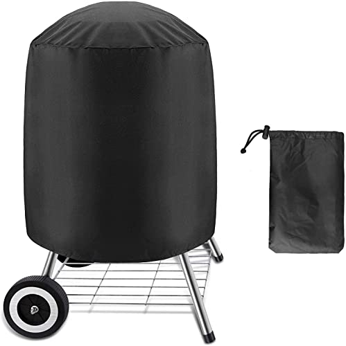 Kugelgrill Abdeckung 210D Linkstyle Abdeckung für Weber Grill 45cm, Durchmesser 61cm Höhe 72cm Abdeckhaube für Kugel-Grills, wasserdichte, UV-stabilisierte Schutzhülle aus 210D-Polyester von Linkstyle