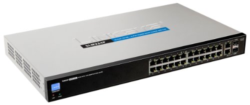 Cisco Small Business SLM224P-G5 24x10/100 +2xGB RM Switch PoE von Cisco