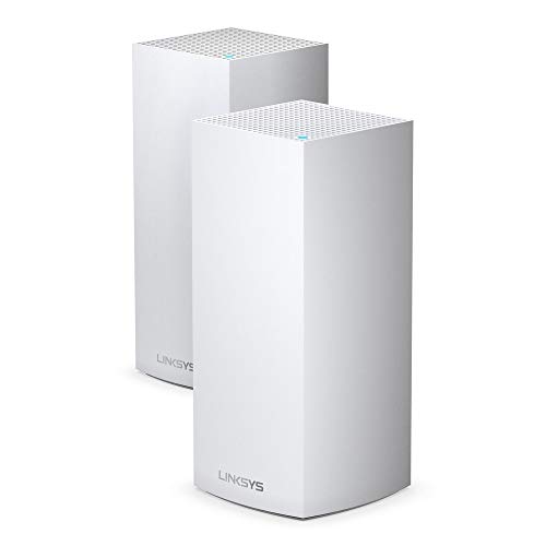 Linksys MX10600 Velop Tri-Band Whole Home Mesh Wi-Fi 6 System (AX10600 Wi-Fi Router/Extender für nahtlose Abdeckung von bis zu 525 qm und 4 x schnellere Geschwindigkeit für 100+ Geräte, 2er-Pack, weiß) Linksys MX10600 Velop Tri-Band Whole Home Mesh Wi-Fi 6 System (AX10600 Wi-Fi Router/Extender für nahtlose Abdeckung von bis zu 525 qm und 4 x schnellere Geschwindigkeit für 100+ Geräte, 2er-Pack, weiß) von Linksys