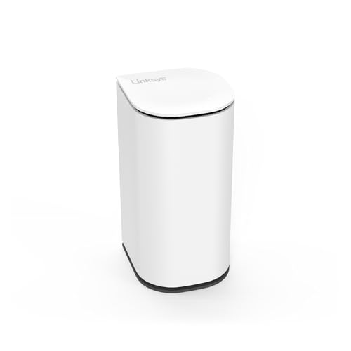 Linksys Velop Micro 7 Mesh-System | Dual-Band mit BE5000 WLAN-Geschwindigkeit | Mesh-Abdeckung bis zu 200 m2 pro Node | 2,5 Gbit/s Ethernet | 1,8X schnelleres WLAN als WiFi 6 | 1er-Pack Linksys Velop Micro 7 Mesh-System | Dual-Band mit BE5000 WLAN-Geschwindigkeit | Mesh-Abdeckung bis zu 200 m2 pro Node | 2,5 Gbit/s Ethernet | 1,8X schnelleres WLAN als WiFi 6 | 1er-Pack von Linksys