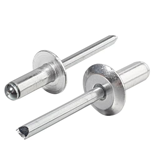 Linkup Blindnieten mit großem Flansch, 4 mm x 13 mm, 180 Stück von Linkup