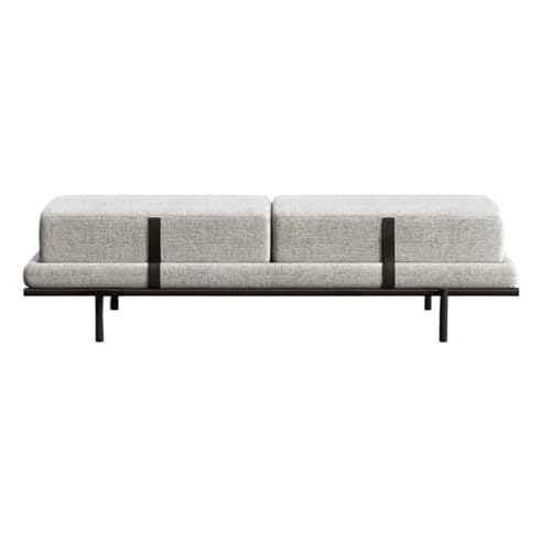Linmeas-753 Ende der Bettbank Nordic Light Luxury Bed End Hocker Moderne Stoff Sofa Bank Wohnzimmer Bank Eingang Schuhwechsel Hocker(Mittel) von Linmeas-753