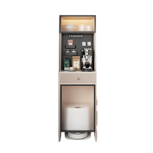 Linmeas-753 Kehrroboter-Organizer Kehrroboter-Regal Sideboard Hoher Lagerschrank Einfacher Kehrroboter-Regal-Organizer(Champagne) von Linmeas-753