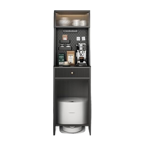 Linmeas-753 Kehrroboter-Organizer Kehrroboter-Regal Sideboard Hoher Lagerschrank Einfacher Kehrroboter-Regal-Organizer(Dark Gray) von Linmeas-753