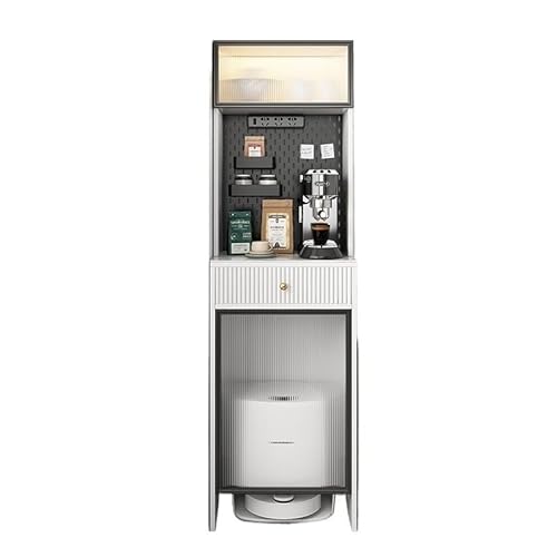 Linmeas-753 Kehrroboter-Organizer Kehrroboter-Regal Sideboard Hoher Lagerschrank Einfacher Kehrroboter-Regal-Organizer(Weiß) von Linmeas-753