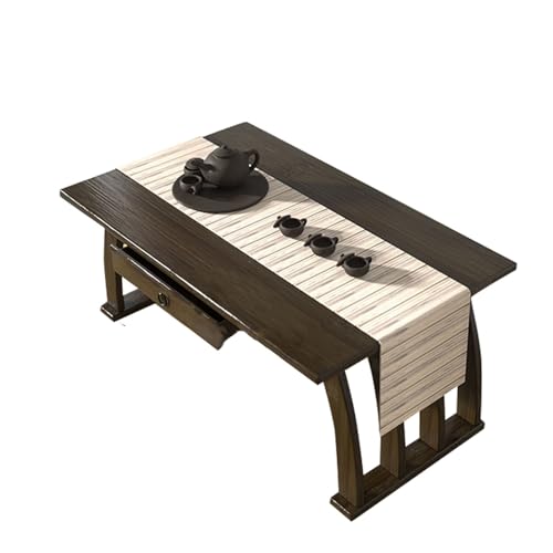Linmeas-753 Tatami-Tisch – Meditationstisch – Altartisch – japanischer Bodentisch – japanischer Teetisch for Sitzen auf dem Boden – Kleiner Couchtisch (Color : 02, Size : 60cm) von Linmeas-753