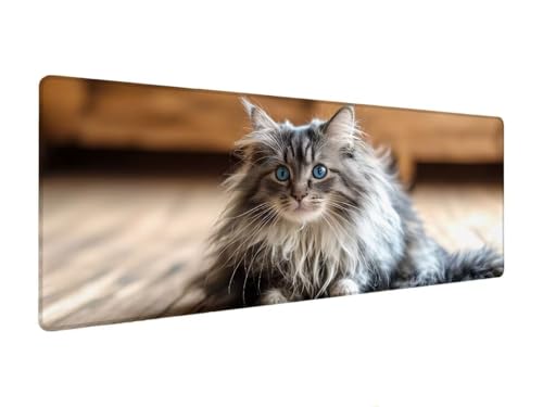 Gaming Mauspad 300x600x4 mm, Mausepad Katze, Tier Mouse Pad Tischunterlage Large Size XXL, VernäHte Kanten und Rutschfeste Gummibasis Schreibtischunterlage, Verbessert Präzision und Geschwindigkei P-1 Gaming Mauspad 300x600x4 mm, Mausepad Katze, Tier Mouse Pad Tischunterlage Large Size XXL, VernäHte Kanten und Rutschfeste Gummibasis Schreibtischunterlage, Verbessert Präzision und Geschwindigkei P-1 von Linncen
