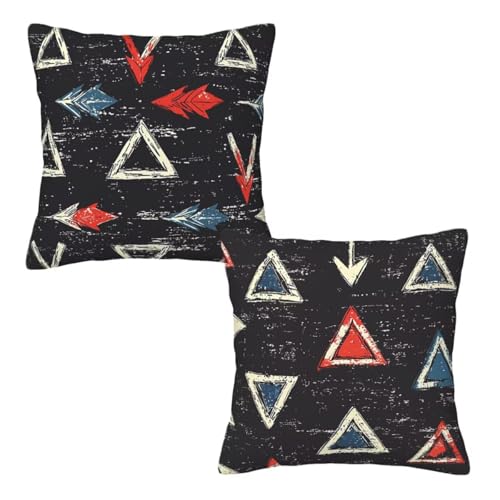 Kissenbezug 55x55 cm Grau, Dekokissen Kissenbezüge 2er Set, Samt Sofakissen Kopfkissenbezug, Deko Kissen Geometrie Beidseitiger Druck, Zierkissen Kissenbezug, Herbst Deko Wohnzimmer Schlafzimmer H-28 Kissenbezug 55x55 cm Grau, Dekokissen Kissenbezüge 2er Set, Samt Sofakissen Kopfkissenbezug, Deko Kissen Geometrie Beidseitiger Druck, Zierkissen Kissenbezug, Herbst Deko Wohnzimmer Schlafzimmer H-28 von Linncen