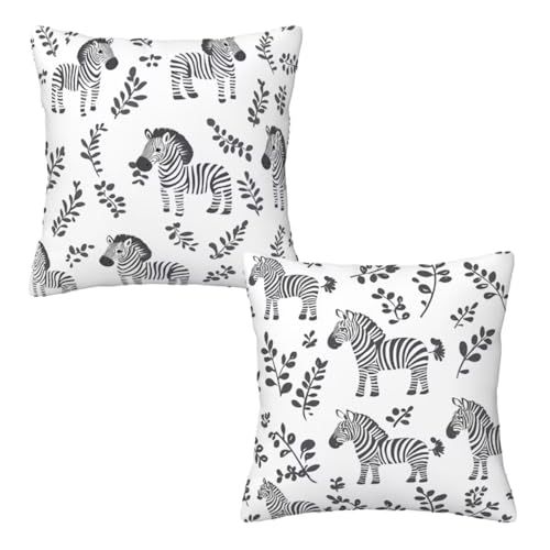 Kissenbezug 55x55 cm Grau, Dekokissen Kissenbezüge 2er Set, Samt Sofakissen Kopfkissenbezug, Deko Kissen Tier Beidseitiger Druck, Zierkissen Kissenbezug für Herbst Deko Wohnzimmer Schlafzimmer E-8 Kissenbezug 55x55 cm Grau, Dekokissen Kissenbezüge 2er Set, Samt Sofakissen Kopfkissenbezug, Deko Kissen Tier Beidseitiger Druck, Zierkissen Kissenbezug für Herbst Deko Wohnzimmer Schlafzimmer E-8 von Linncen