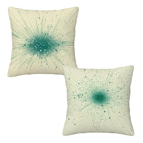 Kissenbezug 65x65 Salbeigrün, Dekokissen Kissenbezüge 2er Set, Samt Sofakissen Kopfkissenbezug, Deko Kissen Einfach Beidseitiger Druck, Zierkissen Kissenbezug, Herbst Deko Wohnzimmer Schlafzimmer E-36 Kissenbezug 65x65 Salbeigrün, Dekokissen Kissenbezüge 2er Set, Samt Sofakissen Kopfkissenbezug, Deko Kissen Einfach Beidseitiger Druck, Zierkissen Kissenbezug, Herbst Deko Wohnzimmer Schlafzimmer E-36 von Linncen