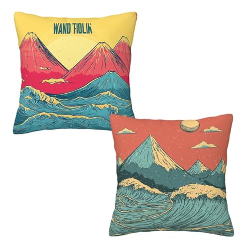 Kissenbezug 80x80 Terrakotta, Dekokissen Kissenbezüge 2er Set, Samt Sofakissen Kopfkissenbezug, Deko Kissen Retro Beidseitiger Druck, Zierkissen Kissenbezug, Herbst Deko Wohnzimmer Schlafzimmer Z-88 Kissenbezug 80x80 Terrakotta, Dekokissen Kissenbezüge 2er Set, Samt Sofakissen Kopfkissenbezug, Deko Kissen Retro Beidseitiger Druck, Zierkissen Kissenbezug, Herbst Deko Wohnzimmer Schlafzimmer Z-88 von Linncen