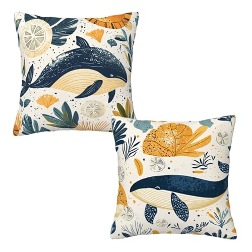 Kissenbezug 80x80 cm Beige, Dekokissen Kissenbezüge 2er Set, Samt Sofakissen Kopfkissenbezug, Deko Kissen Niedlich Beidseitiger Druck, Zierkissen Kissenbezug, Herbst Deko Wohnzimmer Schlafzimmer A-90 Kissenbezug 80x80 cm Beige, Dekokissen Kissenbezüge 2er Set, Samt Sofakissen Kopfkissenbezug, Deko Kissen Niedlich Beidseitiger Druck, Zierkissen Kissenbezug, Herbst Deko Wohnzimmer Schlafzimmer A-90 von Linncen