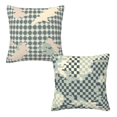 Kissenbezug 80x80 cm Boho, Dekokissen Kissenbezüge 2er Set, Samt Sofakissen Kopfkissenbezug, Deko Kissen Abstrakt Beidseitiger Druck, Zierkissen Kissenbezug, Herbst Deko Wohnzimmer Schlafzimmer Z-80 Kissenbezug 80x80 cm Boho, Dekokissen Kissenbezüge 2er Set, Samt Sofakissen Kopfkissenbezug, Deko Kissen Abstrakt Beidseitiger Druck, Zierkissen Kissenbezug, Herbst Deko Wohnzimmer Schlafzimmer Z-80 von Linncen