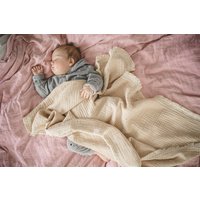 Boho Decke Baby Kleinkind, Musselin Decke, Bio Baumwoll Gaze Swaddle, 4 Lagen Crinkle Sommerdecke von LinneriKids