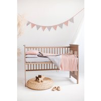 Leinen Bettwäsche Baby, Doppelseitige Baby Kleinkind, Viele Farben Für Kinder, Natürliche Reine Öko-Leinen Krippe Kinderbett Bettbezug Kissenbezug von LinneriKids