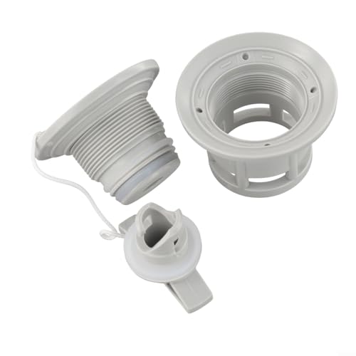 Aufblasbares Boot Luftventil 6-Loch Kunststoffschlauch Ventiladapter für Poolausrüstung Inflation Deflation Quick Connect Fit von Linnkyfloa