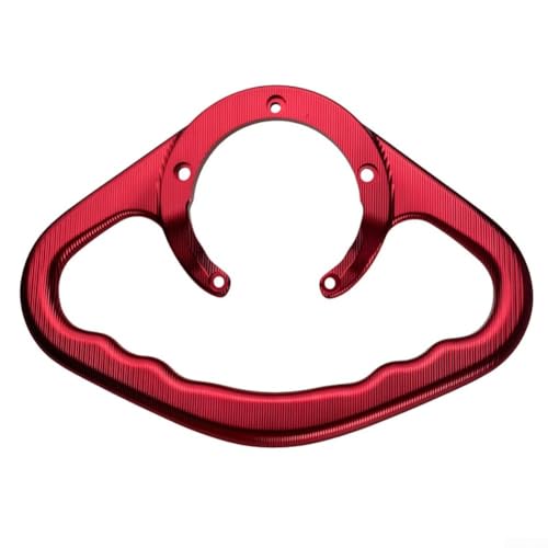 CNC Aluminium Motorrad Beifahrer Tank Griff Griff Anti-Rutsch-Haltegriff kompatibel mit YZF-R1 R6 MT-03 MT-07 für MT-09 für Fahrsicherheit (rot) von Linnkyfloa