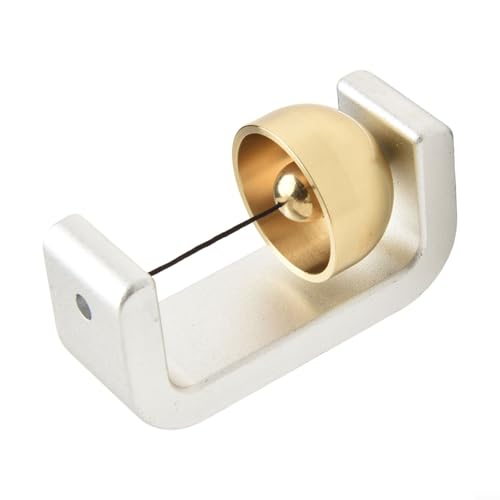 Handgefertigtes magnetisches Tür-Windspiel mit Ring aus reinem Kupfer, geeignet für Kühlschrankmagnet und Türdekoration, verbessert die Atmosphäre mit sanften Klängen (C) von Linnkyfloa