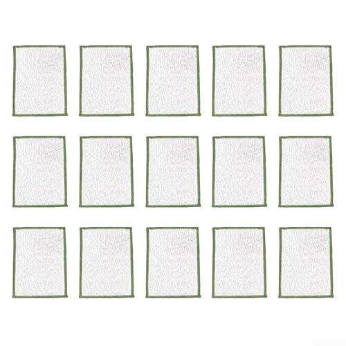 Linnkyfloa 15 x kratzfeste Draht-Geschirrtücher – wiederverwendbar, schnell trocknend, Scheuerschwämme für Töpfe, Pfannen, Geschirr, Obst, 16 x 12 cm (B) von Linnkyfloa