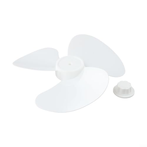 Linnkyfloa 30,5 cm Kunststoff-Lüfterblatt Ersatz mit drei Blättern Design für starken Luftstrom, einfache Installation und Reinigung, kompatibel mit Sockel, Schreibtisch, Wandmontage und von Linnkyfloa
