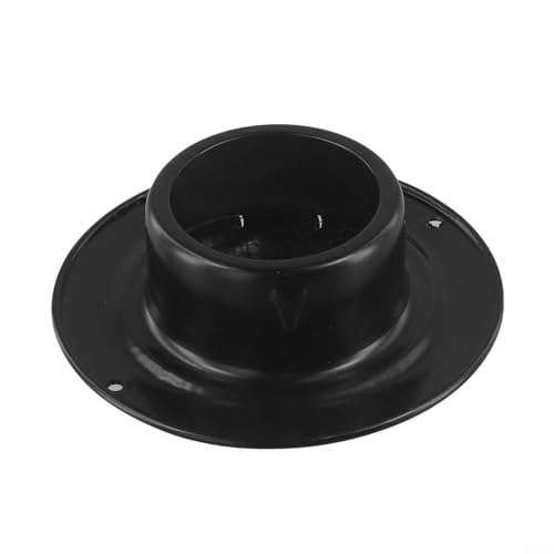 Linnkyfloa 70–200 mm schwarzes rundes Edelstahl-Außenwand-Lüftungsgitter mit feinem Netzsieb für Schmutzblockierung und frische Luftzirkulation, passend für Home Office (70 mm) von Linnkyfloa