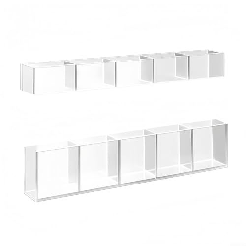 Linnkyfloa Acryl-Strohhalm-Organizer, Spender, Küche, Aufbewahrungslösung, Schrank, Tür, montiert, Utensilienhalter, platzsparendes Design, einfache Installation, kein Bohren erforderlich (5 Gitter) Linnkyfloa Acryl-Strohhalm-Organizer, Spender, Küche, Aufbewahrungslösung, Schrank, Tür, montiert, Utensilienhalter, platzsparendes Design, einfache Installation, kein Bohren erforderlich (5 Gitter) von Linnkyfloa