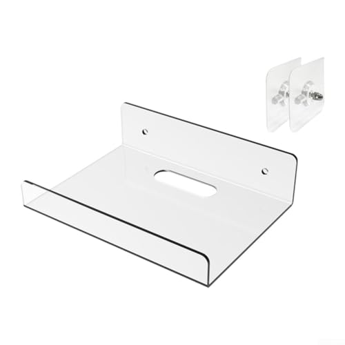Linnkyfloa Acryl-Wandregal, kein Bohren, schwebendes Regal für Wohnzimmer, Schlafzimmer, Küche, Badezimmer, Aufbewahrung, Wandmontage, Organizer für (10 x 10 x 4 cm) von Linnkyfloa