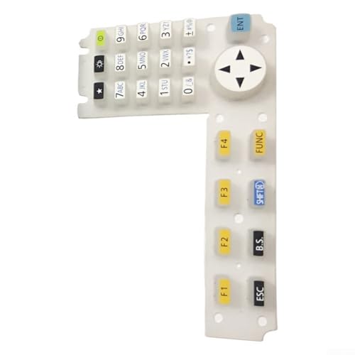 Linnkyfloa Ersatz-LCD-Bildschirm aus weichem Silikon für Total Station TS02 TS06 TS15 GM52 IM52 ES602G GTS1002 NiK N2 N5 K2, hochwertige Kunststofftasten (A) von Linnkyfloa