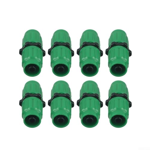 Linnkyfloa Erweiterbares Gartenschlauch-Reparatur-Set – Multifunktions-Verbindungsstück für 7,6–30,5 m Schläuche, Kunststoff-Material, Schnellverbindungssystem (8 Stück) von Linnkyfloa