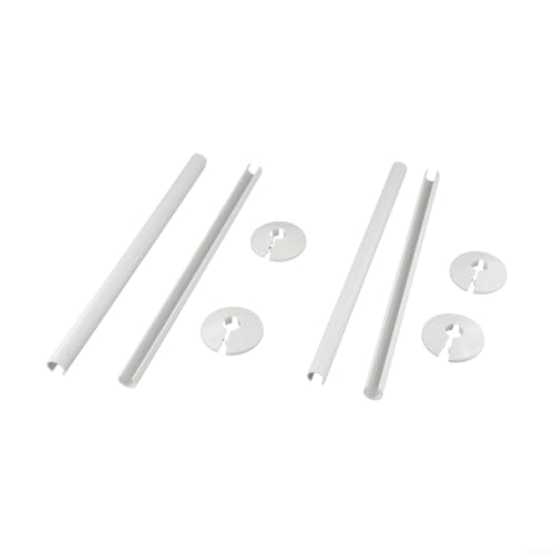 Linnkyfloa Heizkörper-Rohrabdeckungen und Rohrmanschetten Set – weißer PVC-Kunststoff Heizung Wasser Gas Rohr Schutz Snap-on Design kein Entfernen erforderlich 4 Stück Linnkyfloa Heizkörper-Rohrabdeckungen und Rohrmanschetten Set – weißer PVC-Kunststoff Heizung Wasser Gas Rohr Schutz Snap-on Design kein Entfernen erforderlich 4 Stück von Linnkyfloa