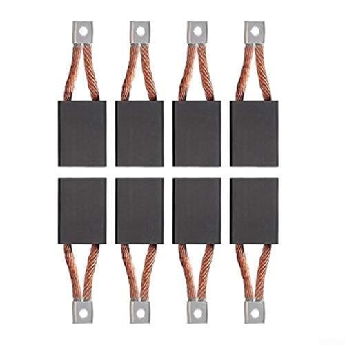 Linnkyfloa Motor-Kohlebürsten-Set für Golfwagen 3,7 PS Bürstenmotor 8er-Pack für L8 Sightseeing Modelle kompatibel mit Teil 102938601 Metallkonstruktion von Linnkyfloa