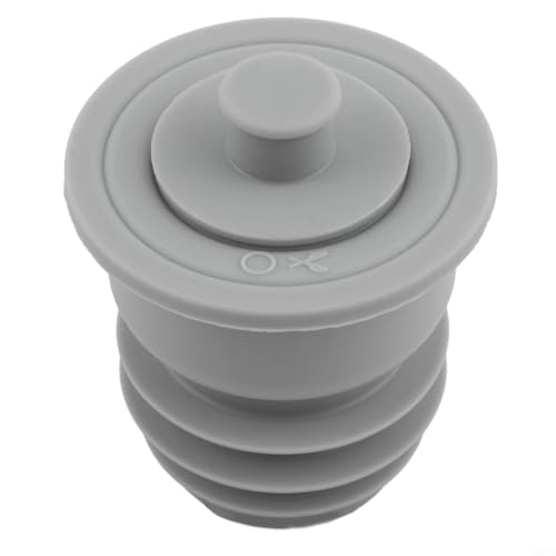 Linnkyfloa Silikon-Abflussrohr-Dichtungsring, Anti-Geruch, Deodorant-Dichtung für Waschmaschine, Spüle, Wasserrohr, Geruchsstopper, Grau (M) von Linnkyfloa