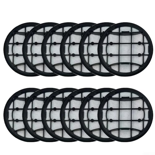 Linnkyfloa Waschbares Schaumstoff- und Einlassfilter-Set – für 7000 & 8000 Serie Staubsauger Modell XC7053 XC7055 XC7057 XC8055 XC8057 XC8058, um Böden sauber zu halten (12er-Pack) von Linnkyfloa