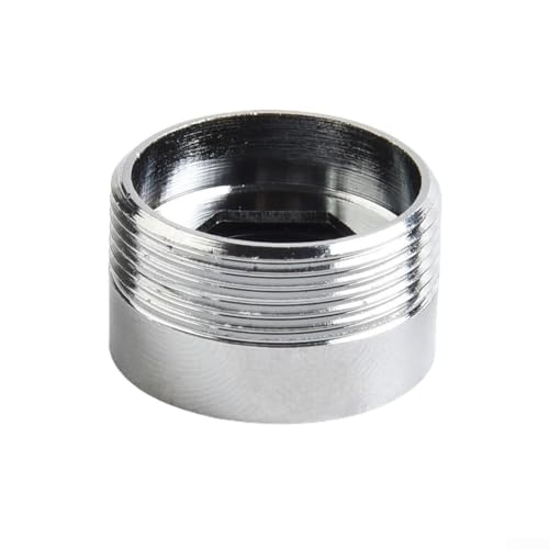 Linnkyfloa Wassersparender Wasserhahn-Anschluss, Metall-Wasserhahn-Adapter, Innengewinde, üblicher Wasserhahn-Anschluss, 16–22 mm, Silber (18 mm-22 mm) von Linnkyfloa