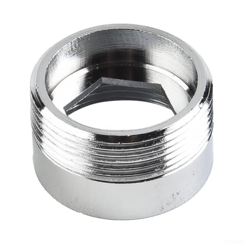 Linnkyfloa Wassersparender Wasserhahn-Anschluss, Metall-Wasserhahn-Adapter, Innengewinde, üblicher Wasserhahn-Anschluss, 16–22 mm, Silber (20 mm-22 mm) von Linnkyfloa