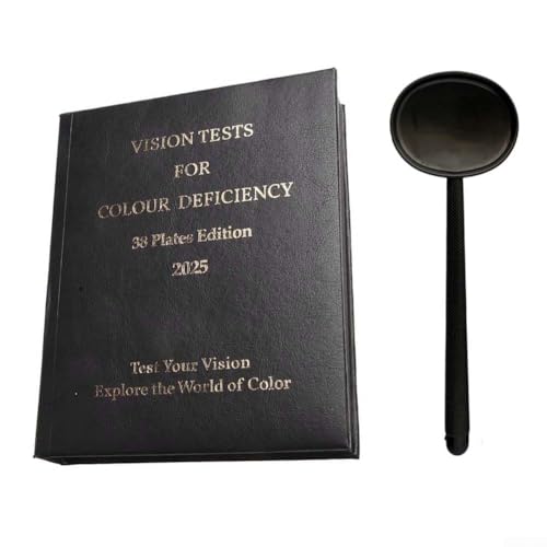 Professionelles Ishihara Color Vision Testbuch 38 Platten Rot Grün Farbe Blindheit Erkennung mit Optometrie Linsen Professionelles Ishihara Color Vision Testbuch 38 Platten Rot Grün Farbe Blindheit Erkennung mit Optometrie Linsen von Linnkyfloa
