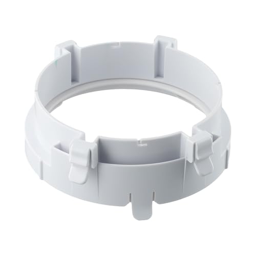 Tragbare Klimaanlagen-Abluftschlauchk-Schnittstelle, PP-Adapter, rund, 150 mm, 160 mm oder quadratisch, 150 mm, weiß, AC-Zubehör (A1-150 rund) von Linnkyfloa