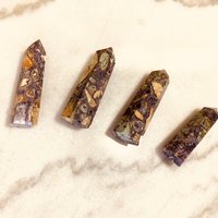 Hochwertig = Blume Lila Fluorit | Punktturm Kristall von LinoCrystals