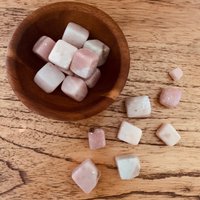 Rosa Opal | 5Er Set | Getrommelter Stein Kristall von LinoCrystals