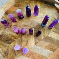Seltene - Rotrosa Fluorit | Punktturm Kristall von LinoCrystals