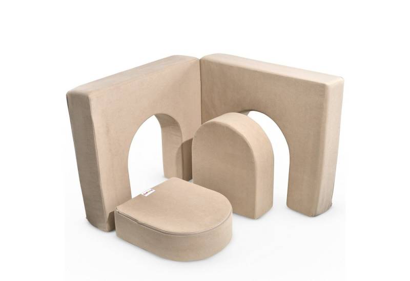 Linodino Kindersofa Magisches Tor – Spielsofa Add-on mit Bögen, Kindersofa Bauteil, Spielsofa Add-on von Linodino