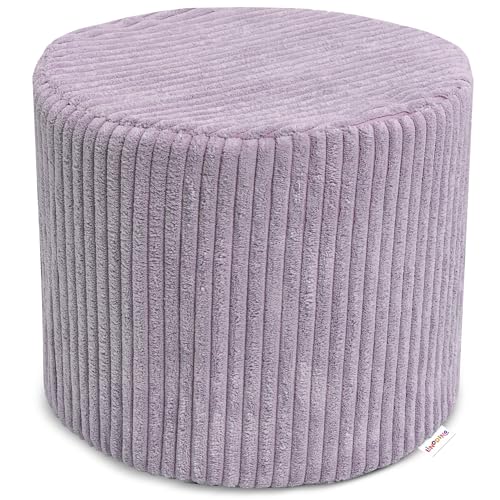 Linodino® Knuffelpouf – Spielsofa Add-on I Spieltisch & Kinderhocker & Baustein in einem I Modul-Erweiterung für kreative Spielwelten im Kinderzimmer I Oktopus Lila von Linodino
