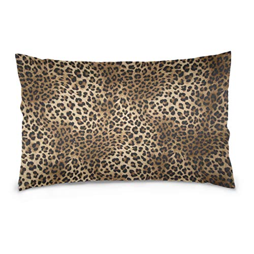 Linomo Kissenbezug 40x60 cm, Leopard Druck Dekorative Kissenbezug Kissenhülle für Couch Sofa Bett Hause von Linomo