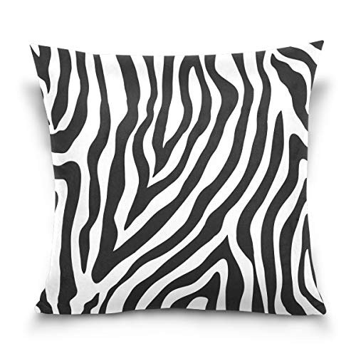 Linomo Kissenbezug 50x50 cm, Tier Zebra Druck Dekorative Kissenbezug Kissenhülle für Couch Sofa Bett Hause Linomo Kissenbezug 50x50 cm, Tier Zebra Druck Dekorative Kissenbezug Kissenhülle für Couch Sofa Bett Hause von Linomo
