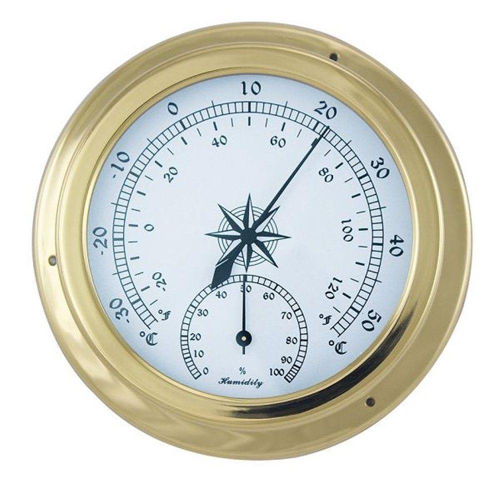 Linoows Dekoobjekt Comfortmeter, Marine Hygro-Thermometer 14,5 cm, funktionsgetreue Dekoration von Linoows